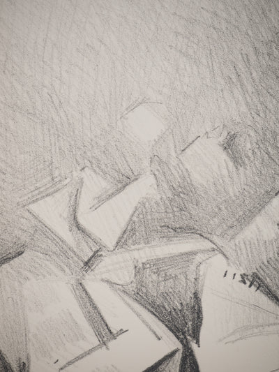 Costa TSOCLIS : À travers la fente, Lithographie originale signée
