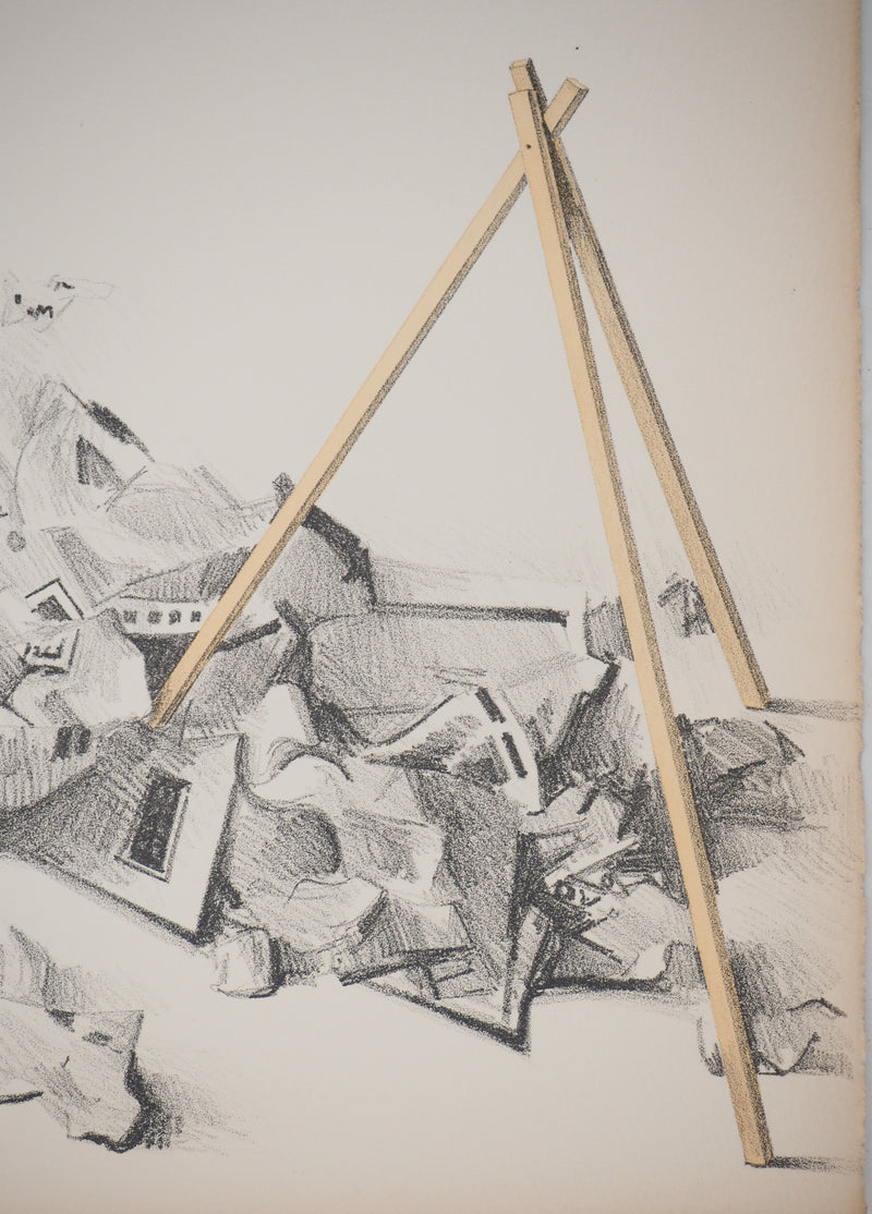 Costa TSOCLIS : Equilibre, Lithographie originale signée