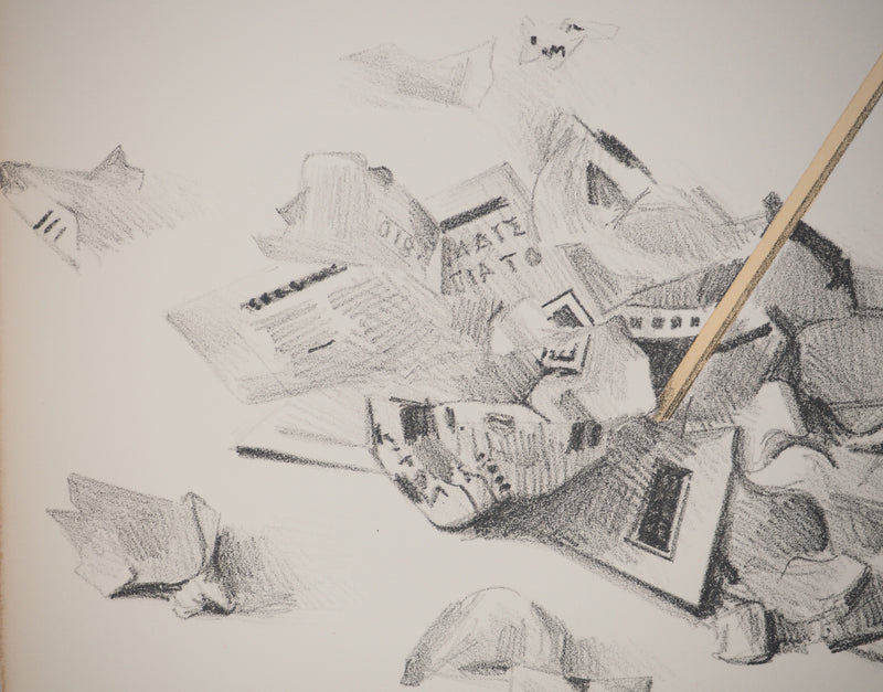 Costa TSOCLIS : Equilibre, Lithographie originale signée