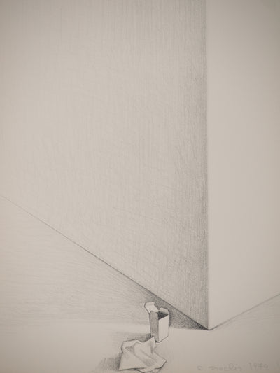 Costa TSOCLIS : Dans l'ombre, Lithographie originale signée