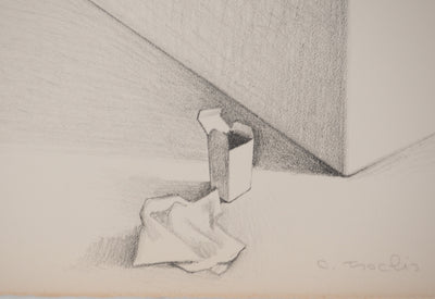 Costa TSOCLIS : Dans l'ombre, Lithographie originale signée