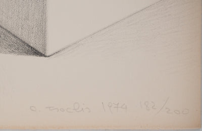 Costa TSOCLIS : Dans l'ombre, Lithographie originale signée