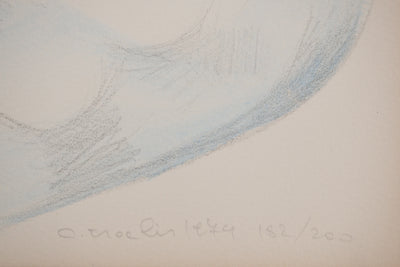 Costa TSOCLIS : Dans le ciel, Lithographie originale signée