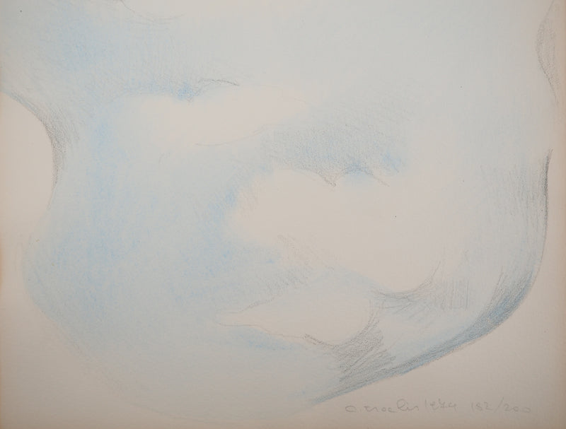 Costa TSOCLIS : Dans le ciel, Lithographie originale signée