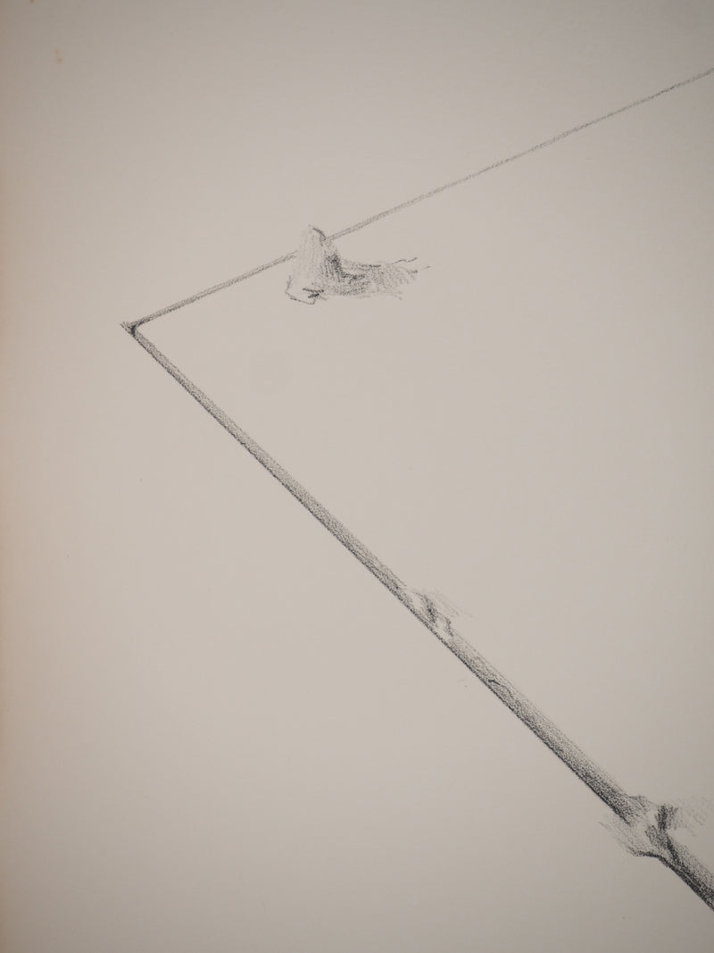 Costa TSOCLIS : Sur la ligne, Lithographie originale signée