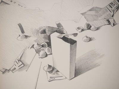 Costa TSOCLIS : Nature morte, Lithographie originale signée