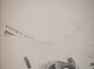 Costa TSOCLIS : Nature morte, Lithographie originale signée
