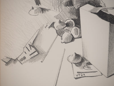 Costa TSOCLIS : Nature morte, Lithographie originale signée