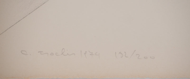 Costa TSOCLIS : Le fil en équilibre, Lithographie originale signée
