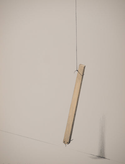 Costa TSOCLIS : Suspendu dans le vide, Lithographie originale signée