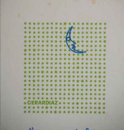 GERARDIAZ : Nuit étoilée, Lithographie originale (photo de détail 3) - Crédit photo : Galerie Art.Paris