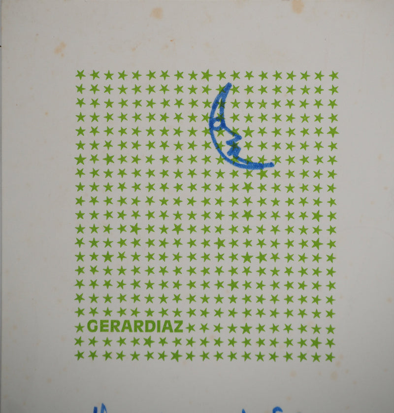 GERARDIAZ : Nuit étoilée, Lithographie originale (photo de détail 3) - Crédit photo : Galerie Art.Paris