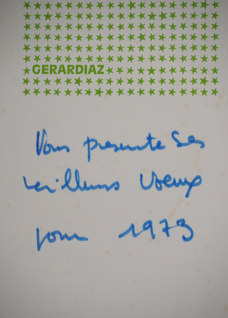 GERARDIAZ : Nuit étoilée, Lithographie originale (photo de détail 5) - Crédit photo : Galerie Art.Paris