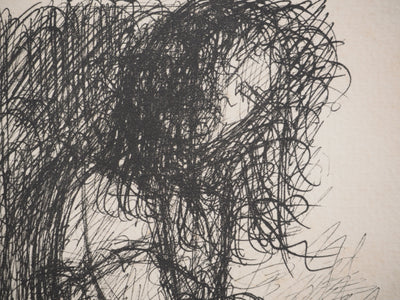Thierry VISCHEL : Portrait de jeune fille, Gravure originale (photo de détail 4) - Crédit photo : Galerie Art.Paris