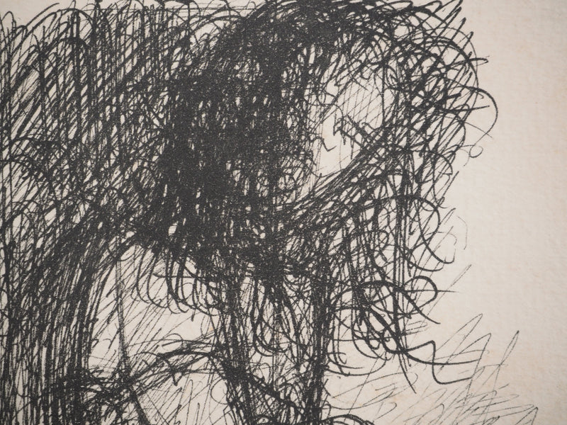 Thierry VISCHEL : Portrait de jeune fille, Gravure originale (photo de détail 4) - Crédit photo : Galerie Art.Paris
