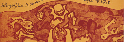 Charles SEMSER : Les enfers, Lithographie originale (vue générale) - Crédit photo : Galerie Art.Paris