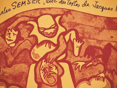 Charles SEMSER : Les enfers, Lithographie originale (photo de détail 6) - Crédit photo : Galerie Art.Paris