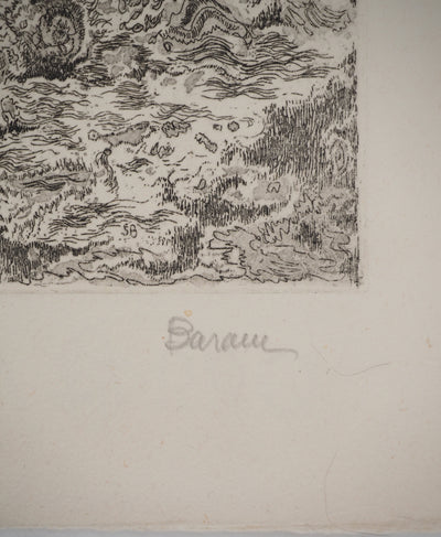 Sioma BARAM : Paysage à Formentera, Gravure originale (photo de détail 3) - Crédit photo : Galerie Art.Paris