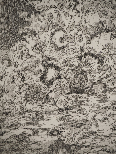 Sioma BARAM : Paysage à Formentera, Gravure originale (photo de détail 6) - Crédit photo : Galerie Art.Paris