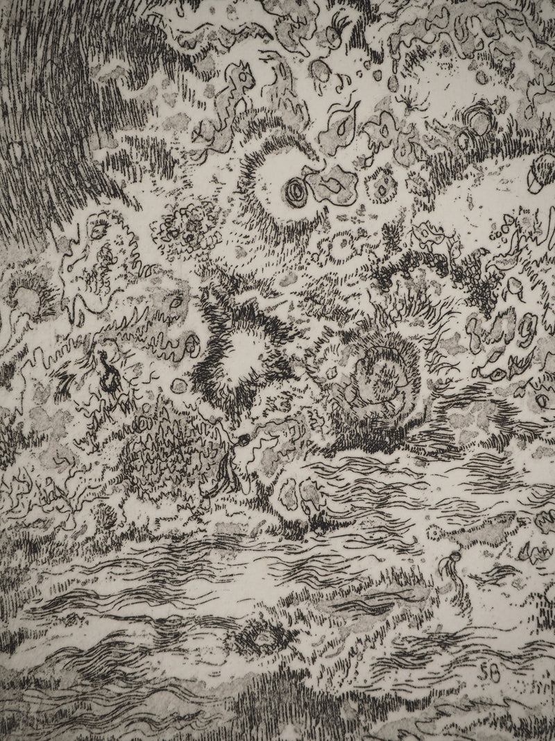 Sioma BARAM : Paysage à Formentera, Gravure originale (photo de détail 6) - Crédit photo : Galerie Art.Paris