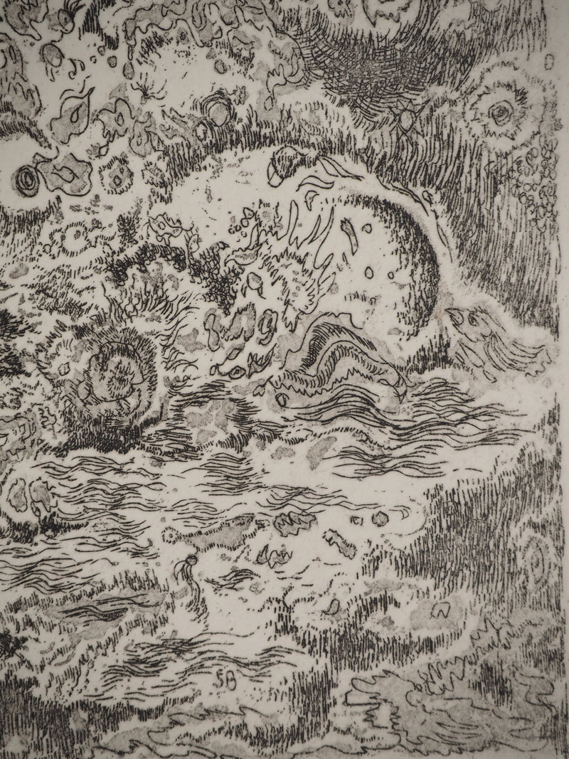 Sioma BARAM : Paysage à Formentera, Gravure originale (photo de détail 7) - Crédit photo : Galerie Art.Paris
