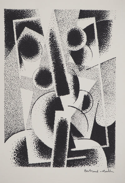 Sioma BARAM : Ombre Lumière, Lithographie originale (vue générale) - Crédit photo : Galerie Art.Paris
