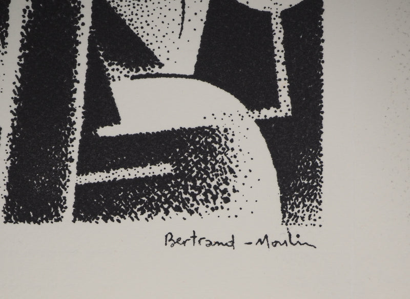 Sioma BARAM : Ombre Lumière, Lithographie originale (photo de détail 3) - Crédit photo : Galerie Art.Paris