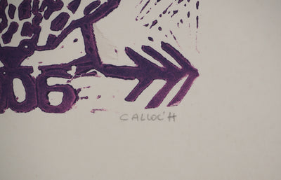 Mary CALLOC'H : Le carrosse, Lithographie originale (photo de détail 4) - Crédit photo : Galerie Art.Paris