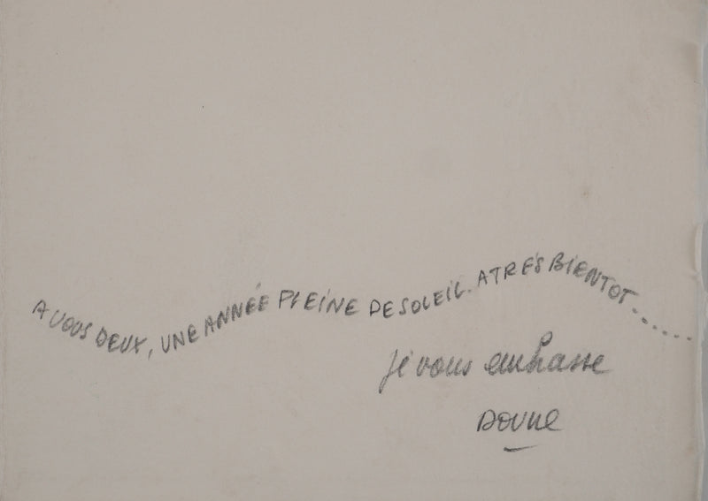 Doune CESARI-TISSOT : Soleil orange, Lithographie originale (photo de détail 5) - Crédit photo : Galerie Art.Paris
