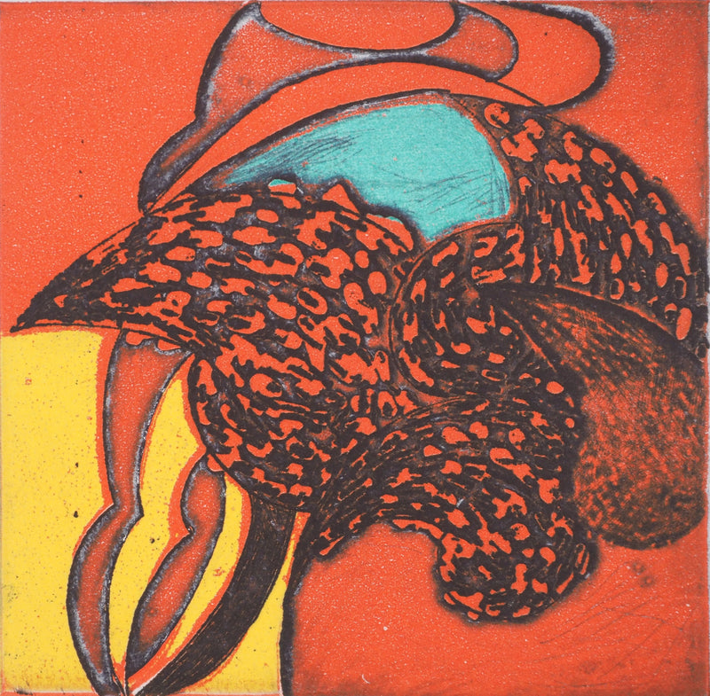 Richard RAVEN CHESTER : Le coq, Lithographie originale (photo de détail 2) - Crédit photo : Galerie Art.Paris