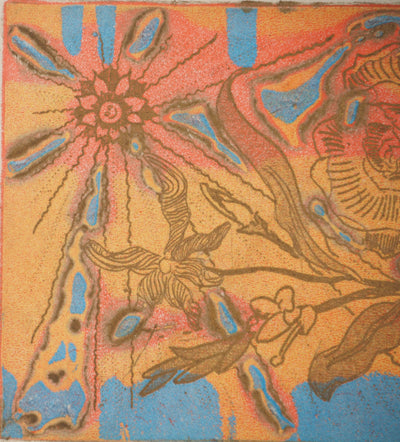 Richard RAVEN CHESTER : Champs de fleurs, Lithographie originale (photo de détail 5) - Crédit photo : Galerie Art.Paris