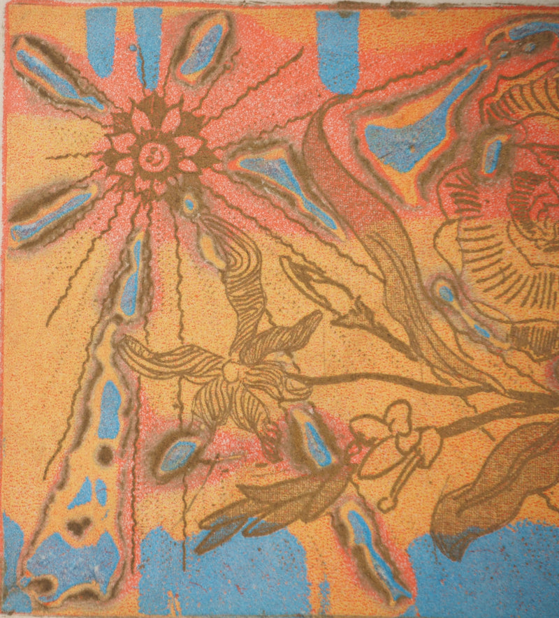 Richard RAVEN CHESTER : Champs de fleurs, Lithographie originale (photo de détail 5) - Crédit photo : Galerie Art.Paris