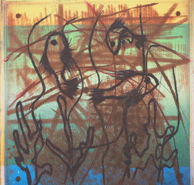 Richard RAVEN CHESTER : Têtard dans l'étang, Lithographie originale (photo de détail 5) - Crédit photo : Galerie Art.Paris