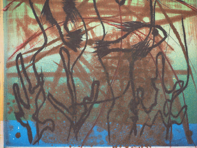 Richard RAVEN CHESTER : Têtard dans l'étang, Lithographie originale (photo de détail 4) - Crédit photo : Galerie Art.Paris