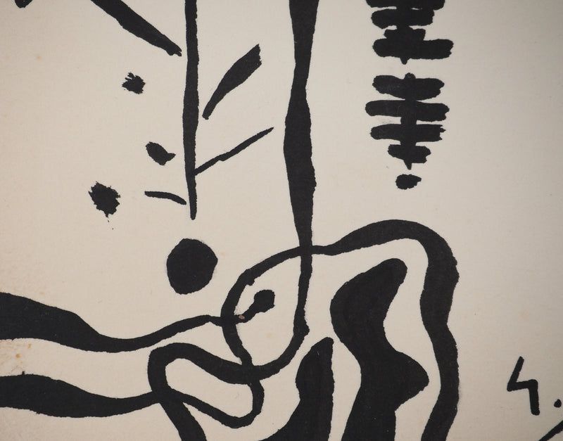 Gustave SINGIER : Composition abstraite, Lithographie originale (photo de détail 6) - Crédit photo : Galerie Art.Paris