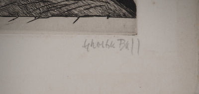 George BALL : Les collines, Gravure originale (photo de détail 5) - Crédit photo : Galerie Art.Paris