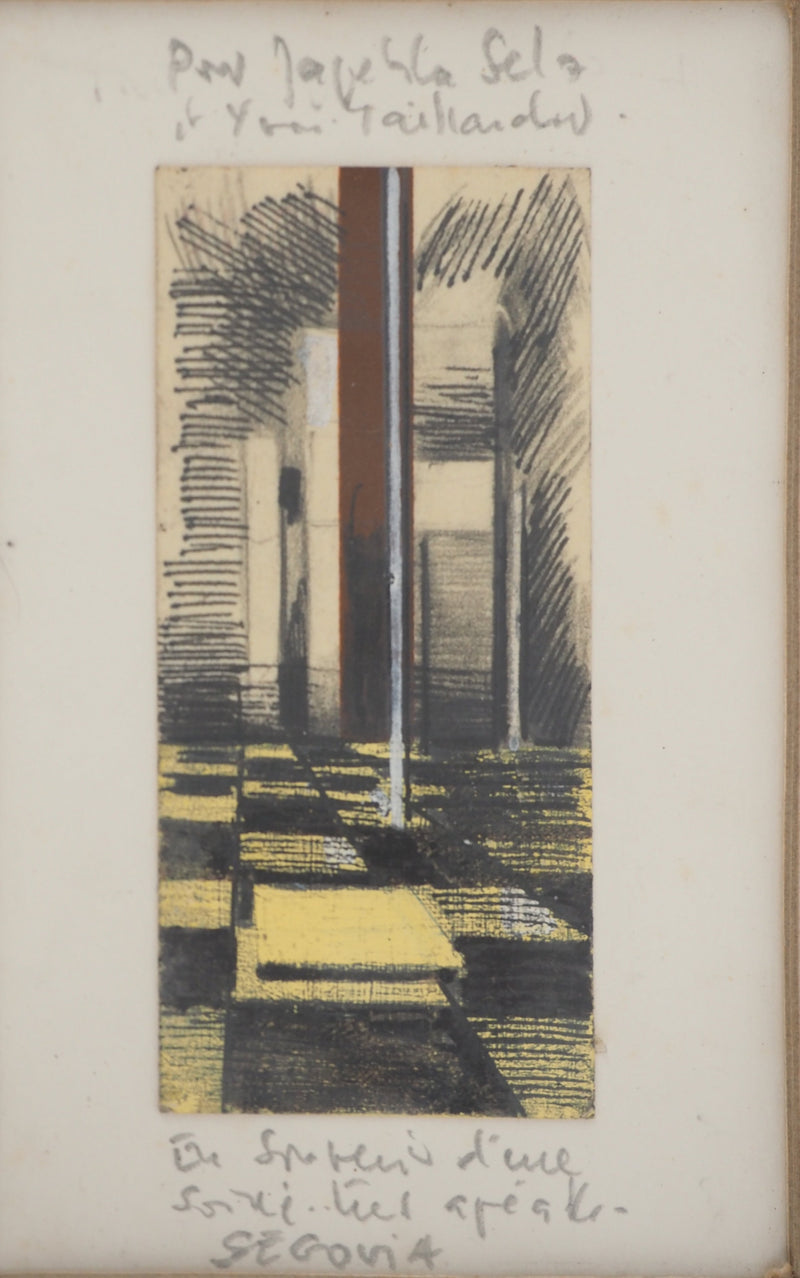Andrès SEGOVIA : Composition au damier (En sortant d&