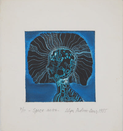 Lilya PAVLOVIC-DEAR : Space War, Gravure originale (vue générale) - Crédit photo : Galerie Art.Paris