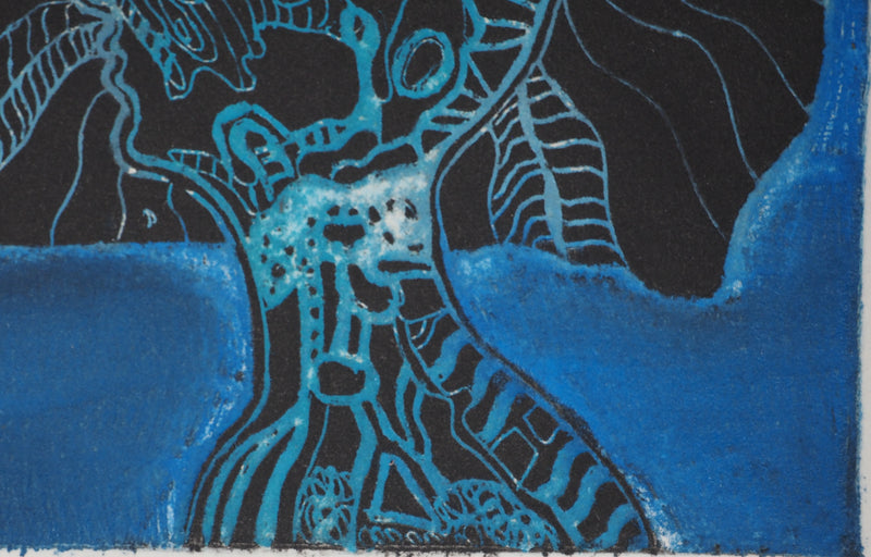 Lilya PAVLOVIC-DEAR : Space War, Gravure originale (photo de détail 5) - Crédit photo : Galerie Art.Paris