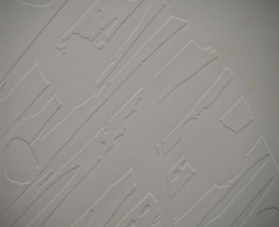 Bowon CHUNG : Formes dans l'espace, Gravure originale (photo de détail 3) - Crédit photo : Galerie Art.Paris