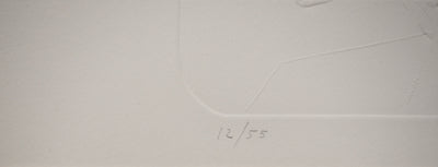 Cesare PEVERELLI : Sous l'étoile, Gravure originale (photo de détail 3) - Crédit photo : Galerie Art.Paris