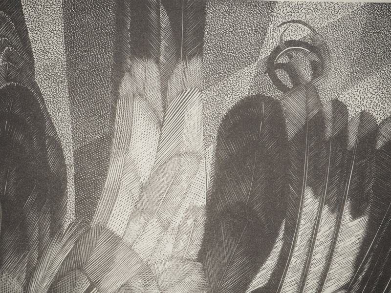 Tiennick KEREVEL : Oiseau : Le Geai, Gravure originale (photo de détail 6) - Crédit photo : Galerie Art.Paris