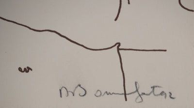 Alain BONNEFOIT : Nu endormi, Lithographie originale (photo de détail 3) - Crédit photo : Galerie Art.Paris