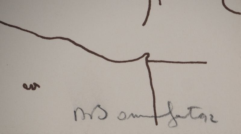 Alain BONNEFOIT : Nu endormi, Lithographie originale (photo de détail 3) - Crédit photo : Galerie Art.Paris