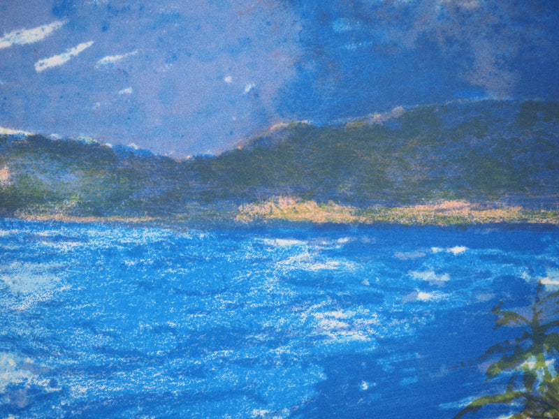 Guy BARDONE : Vue sur le littoral méditerranéen, Lithographie originale (photo de détail 6) - Crédit photo : Galerie Art.Paris
