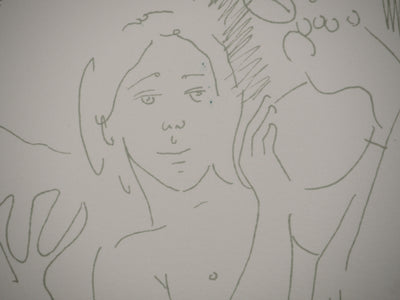 Alain BONNEFOIT : Intimité féminine,, Lithographie originale (photo de détail 5) - Crédit photo : Galerie Art.Paris