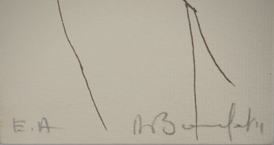 Alain BONNEFOIT : Nu déhanché, Lithographie originale (photo de détail 3) - Crédit photo : Galerie Art.Paris