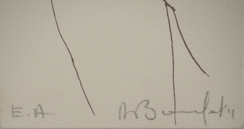 Alain BONNEFOIT : Nu déhanché, Lithographie originale (photo de détail 3) - Crédit photo : Galerie Art.Paris