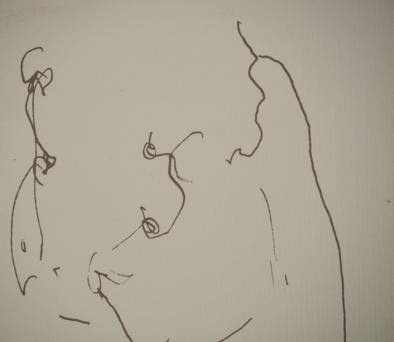 Alain BONNEFOIT : Nu déhanché, Lithographie originale (photo de détail 4) - Crédit photo : Galerie Art.Paris