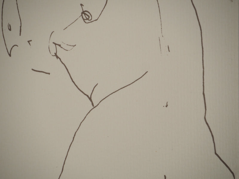 Alain BONNEFOIT : Nu déhanché, Lithographie originale (photo de détail 5) - Crédit photo : Galerie Art.Paris